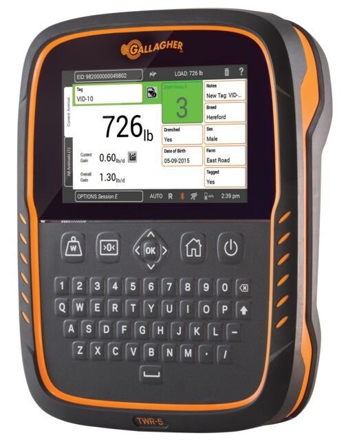 Gallagher TWR-5 Livestock Weigh Scale & Data Collector