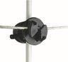 Gallagher Rod Post Screw-On Claw Insulator - Black (Open Back to Fit Ring Top and Pig Tail Posts 3/16"-3/8")
