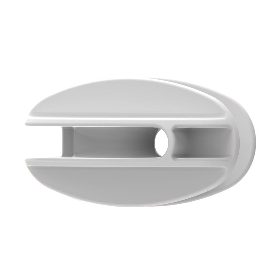 Gallagher Super Strain Insulator For Equifence And Power Wire, White Polycarbonate