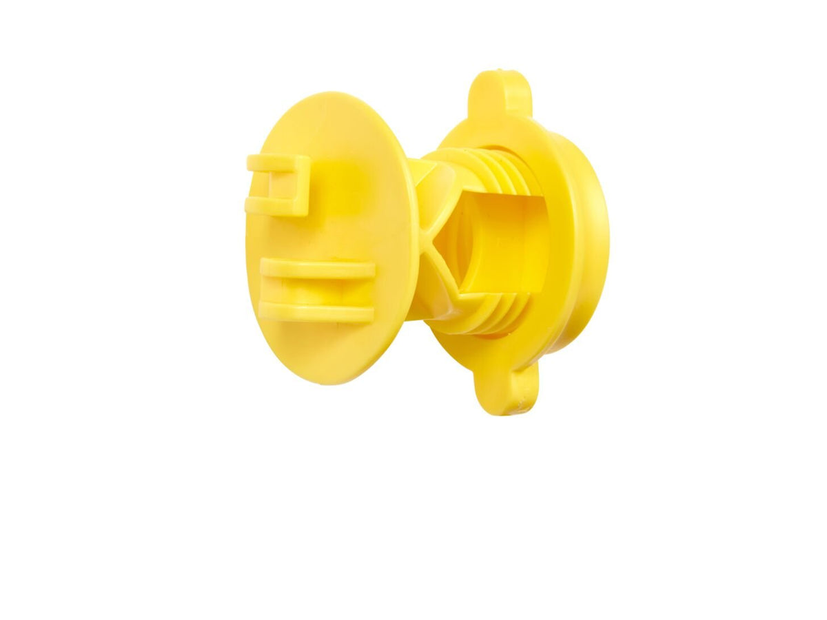 Gallagher Standard Rod Post Screw On Insulator Yellow