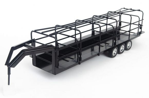 Little Buster Gooseneck Long Trailer w/ Split Gates Black