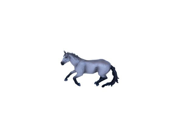 Little Buster Barrel Horse Gray Gelding