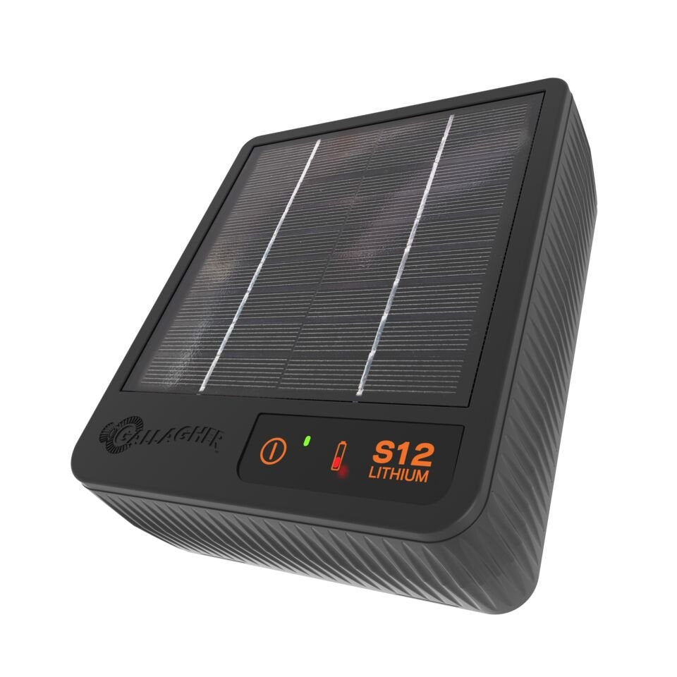Gallagher Energizer Solar S12 Lithium
