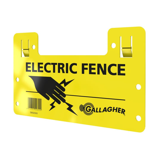 Gallagher Clip On Warning Sign