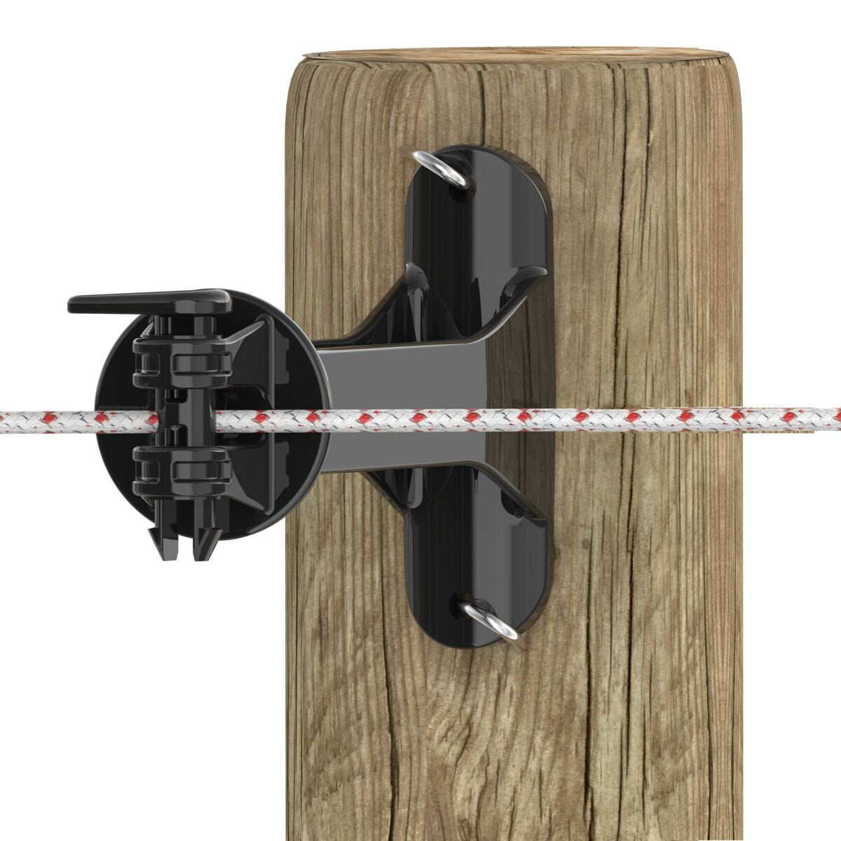 Gallagher Wood Post Pinlock 5" Offset Insulator Black