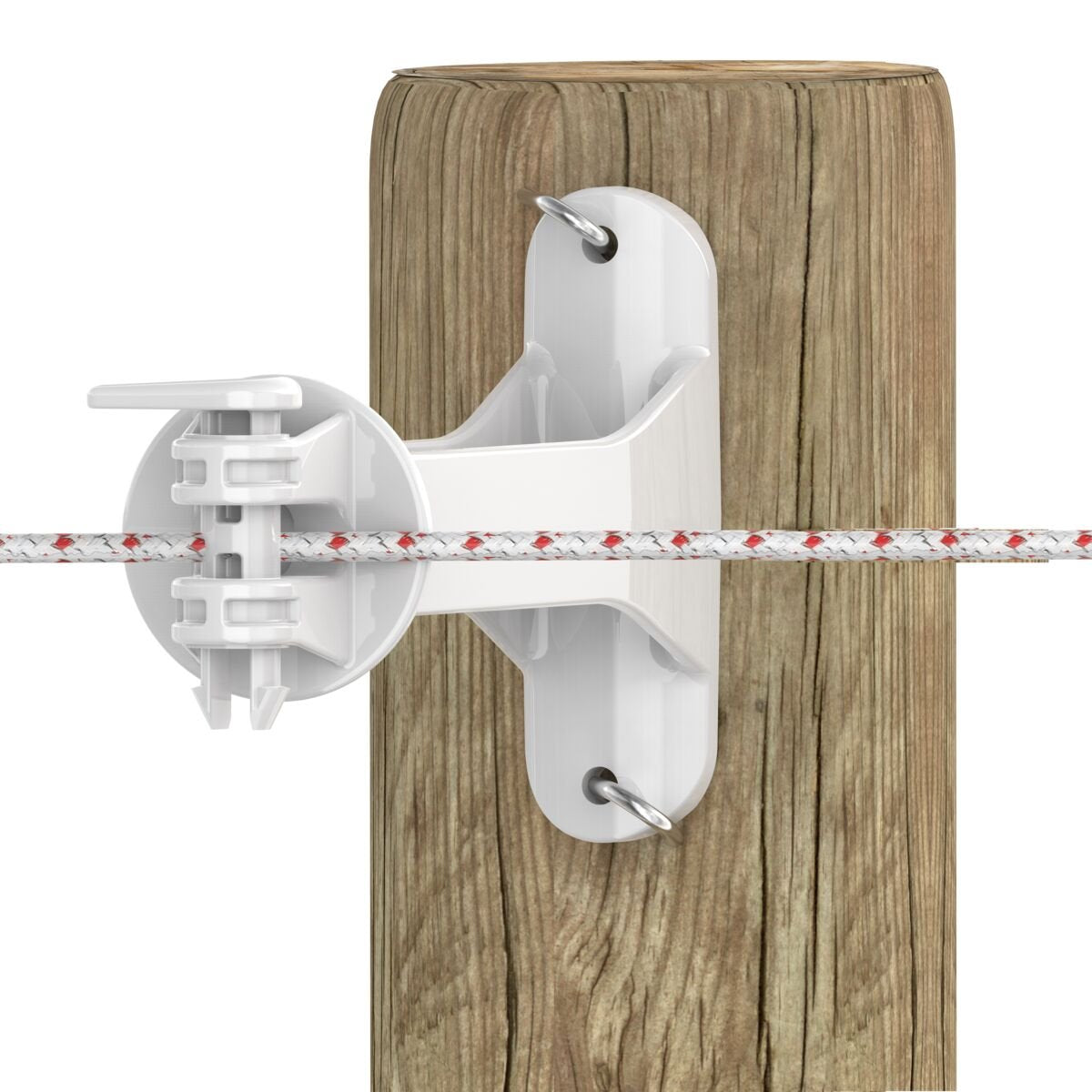 Gallagher Wood Post Pinlock 5" Offset Insulator White