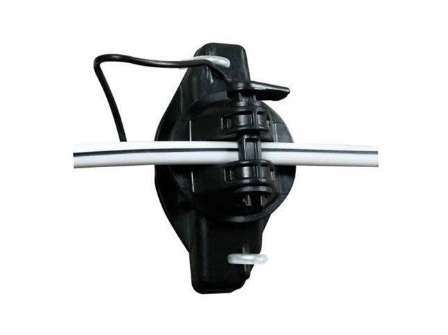 Gallagher Wood Post Wide Jaw Pinlock Insulator Black
