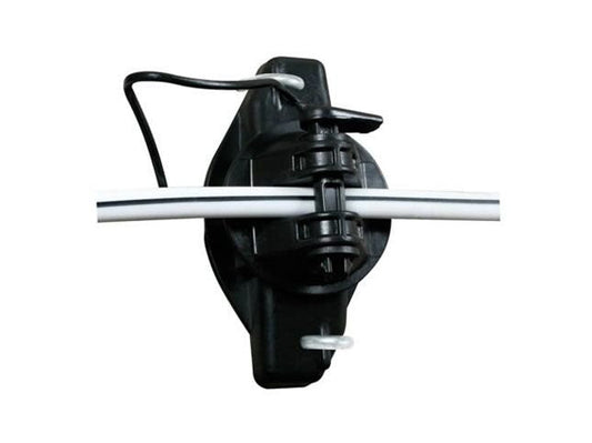 Gallagher Wood Post Wide Jaw Pinlock Insulator Black