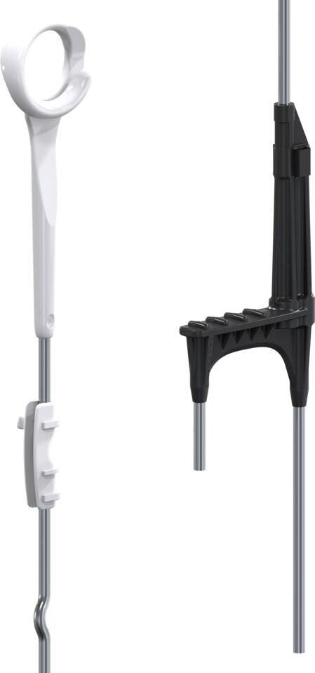 Gallagher Heavy Duty Multi Wire Ring Top Post White