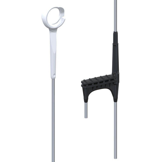 Gallagher Heavy Duty Ring Top Post White